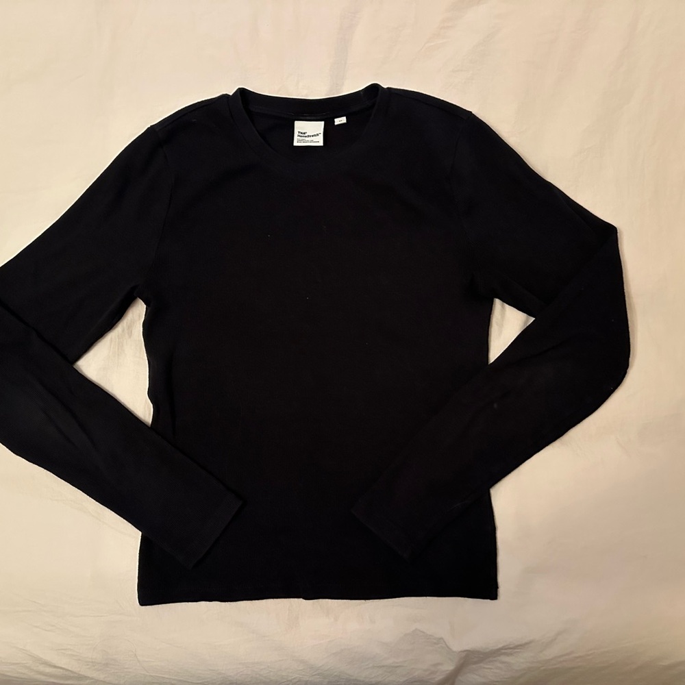 TNA Women’s Midnight Black Long Sleeve Tee
